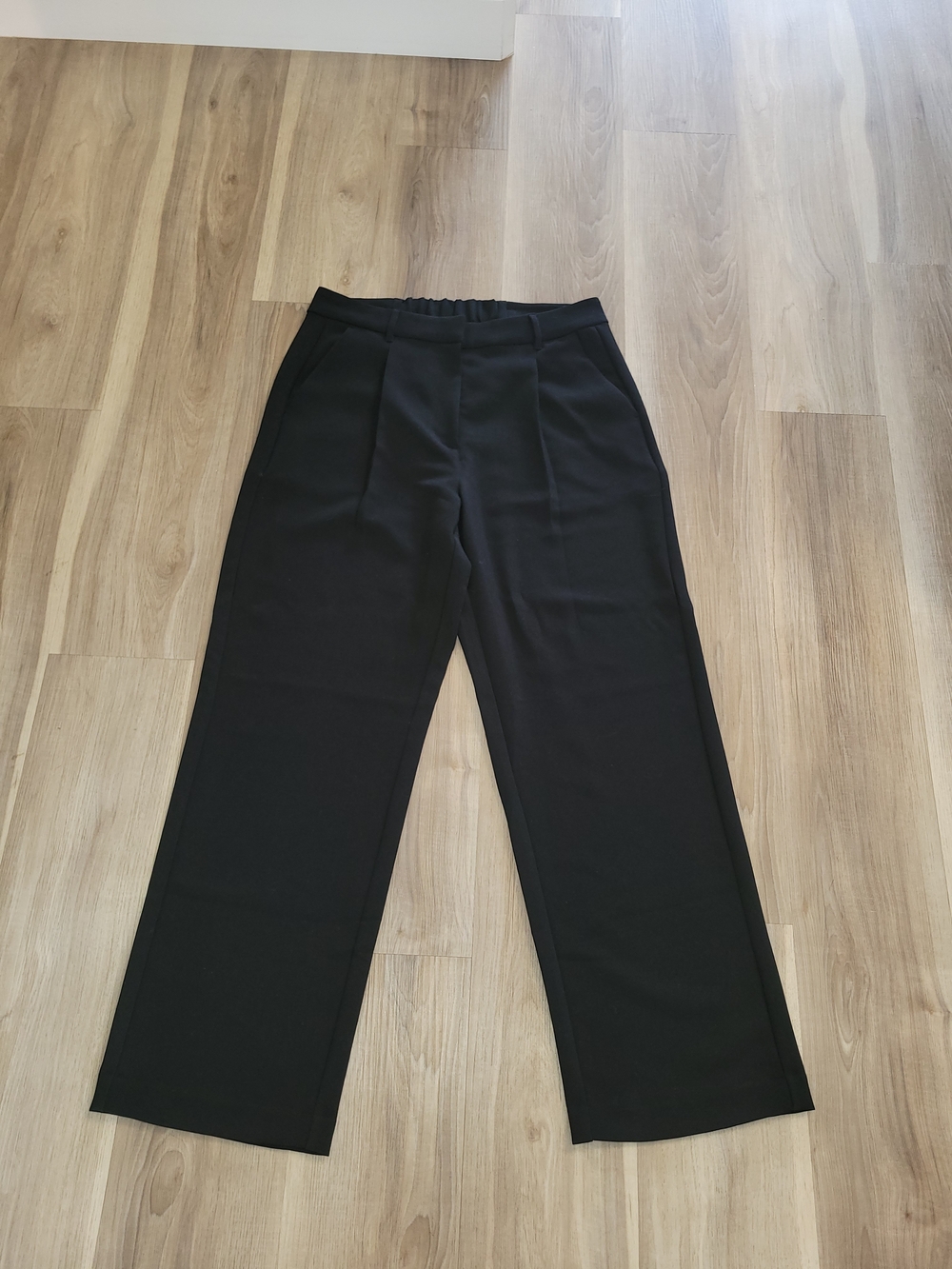 Old Navy Black Full-Length High-Waist Wide Leg Women Pants Size L